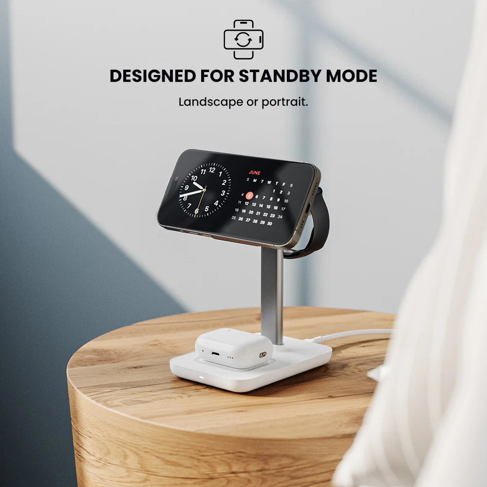 TRIO 3-In-1 Wireless Charging Station
