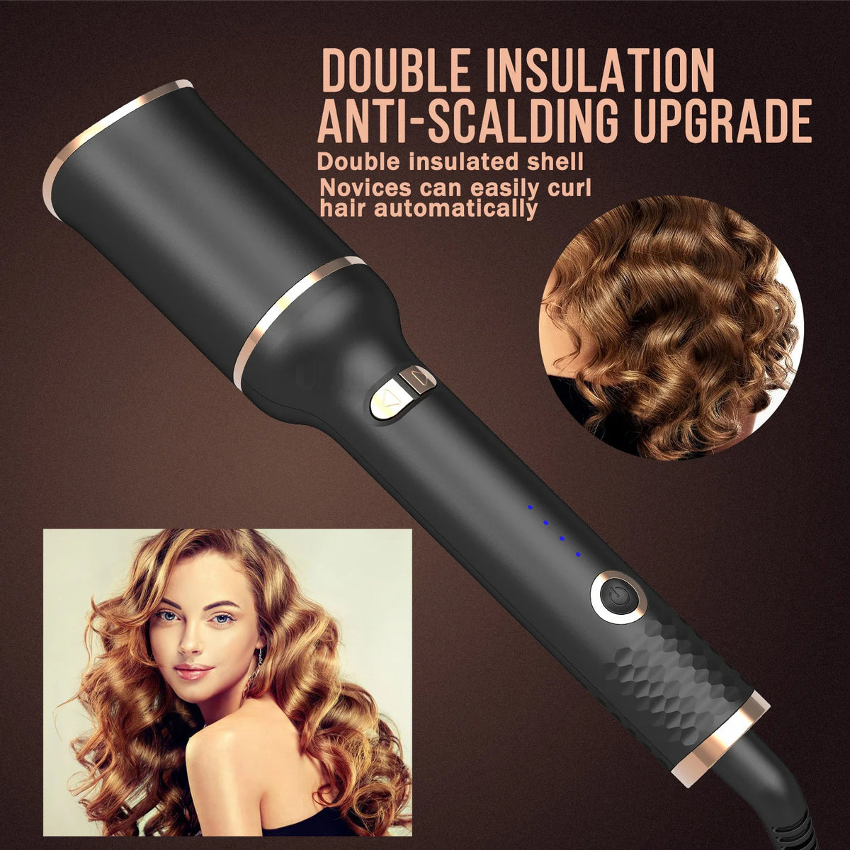 Automatic Hair Curler Professional Classic Rose Hair Curler Auto Design Rotating Hair Curling Iron Automatic Hair Curler